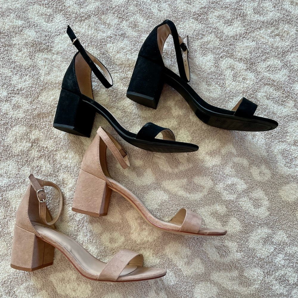 Target A New Day BOTH Nude & Black Short Heel